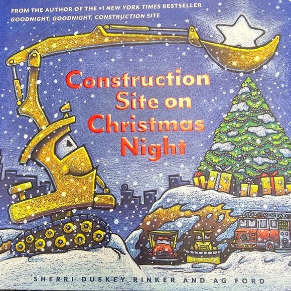 Construction Site On Christmas Hardback - Picture 1 of 3